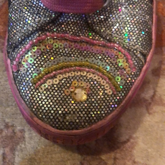 Lilli Kelly bejeweled rainbow high tops - Picture 2 of 9